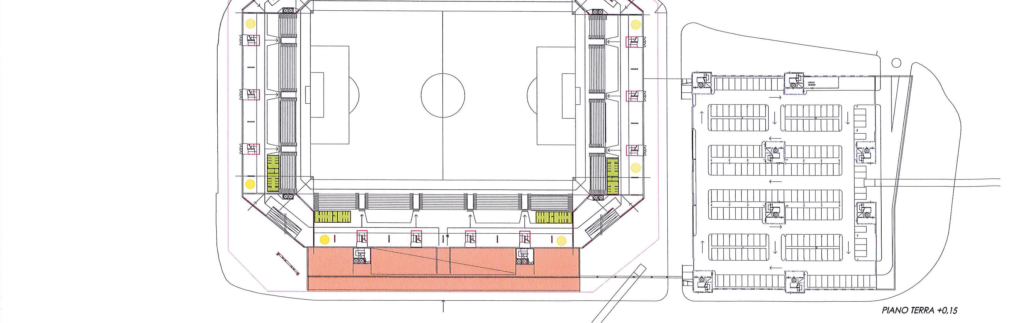 Progetto Campus Stadio Menti Vicenza