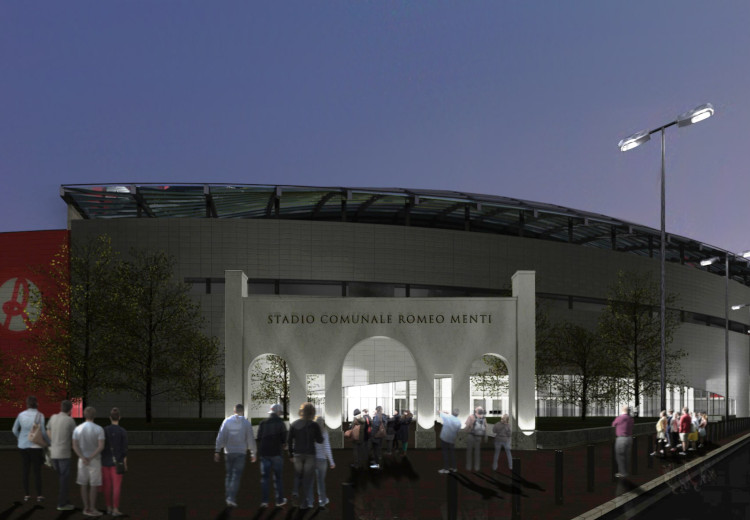 Render Campus Stadio Menti Vicenza