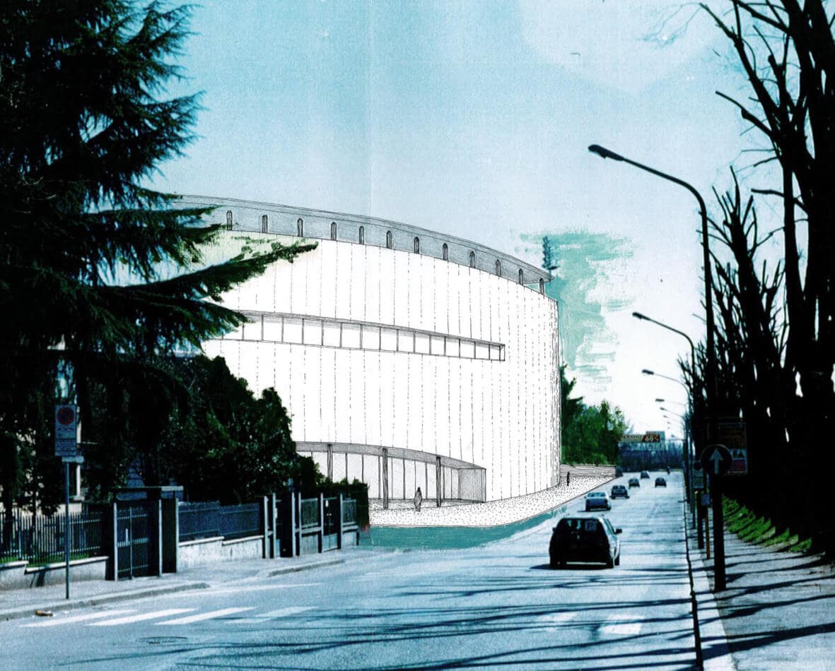 Render Campus Stadio Menti Vicenza